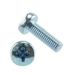 Lens-Headed Screws with Phillips H/DIN 7985/4.8 Steel Galvanised