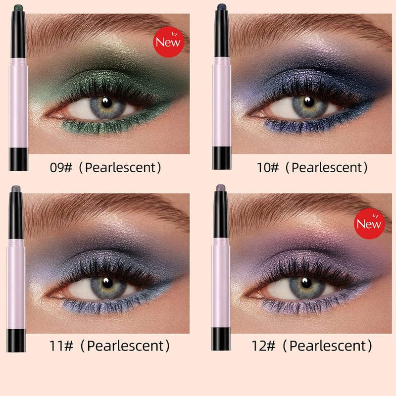 12pcs Eye Shadow Stick Waterproof Eyeshadow Stick Matte Eye Shadow