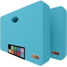 Gorilla Grip Extra Thick Kneeling Pad, Supportive Soft Foam Cushioning for Knee, Water Resistant Construction for Gardening, Bathing Baby, Workout Supplies, Lightweight, Garden Work Gifts, Turquoise