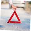 iplusmile 2pcs Foldable Reflective Triangles for Vehicles Weather Resistant Roadside