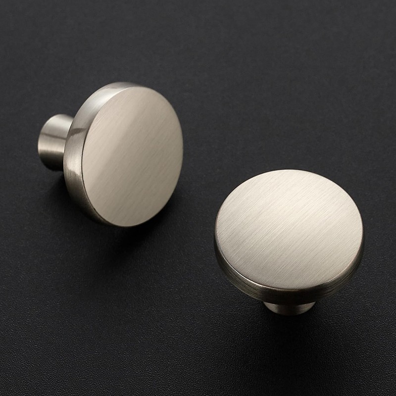 Ravinte 20 Pack Solid Single Hole Kitchen Round Cabinet Knobs