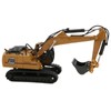 Backhoe Loader Heavy Duty Wheeled Excavator Durable 1: 60 Scale