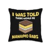 I Was Told There Would Be Nanaimo Bars Throw Pillow