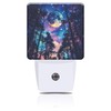 FOISIIAEA Starry Sky Night Light Moon and Forest Night Lights