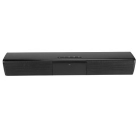 Wisoqu Sound Bar, Home TV Soundbar Sound System, Stereo Surround Speaker, DSP Sound Processor, with 3.5mm Audio Cable and USB Cable, Black