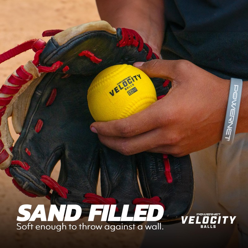PowerNet German Marquez Velocity Balls 4-Pack for Baseball