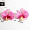 Zeshimb Bohemian Flower Stud Earrings Big Butterfly Orchid Flower Earrings