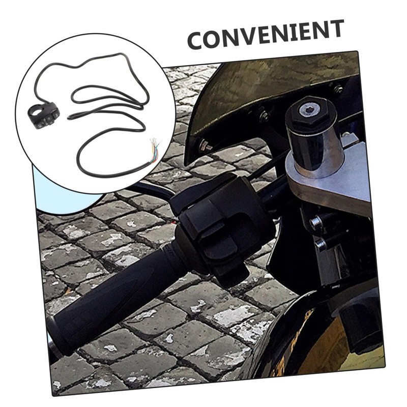 Alipis E-Bike Motorbike Handlebar Control Switch Headlight Horn Turn Signal