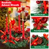 Christmas Advent Wreath Fir Wreath Christmas Arrangement Decorative Wreath with
