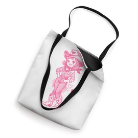 Cowgirl Valentine's Day Western Girl Rodeo Kids Pink Tote Bag