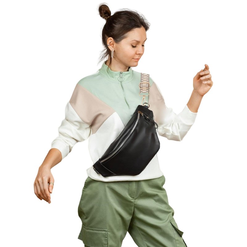 Replacement Straps for Bags Wide Adjustable Shoulder Strap with Metal