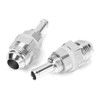 2pcs AN8‑3/8 Hose Barb Adapter Aluminum Fuel Pump Tank Fitting