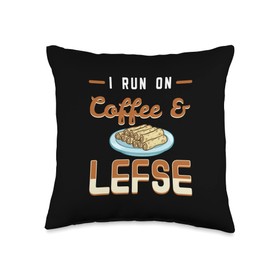 Lefse Norwegian Bread Recipe Maker Flatbread Rolling Throw Pillow
