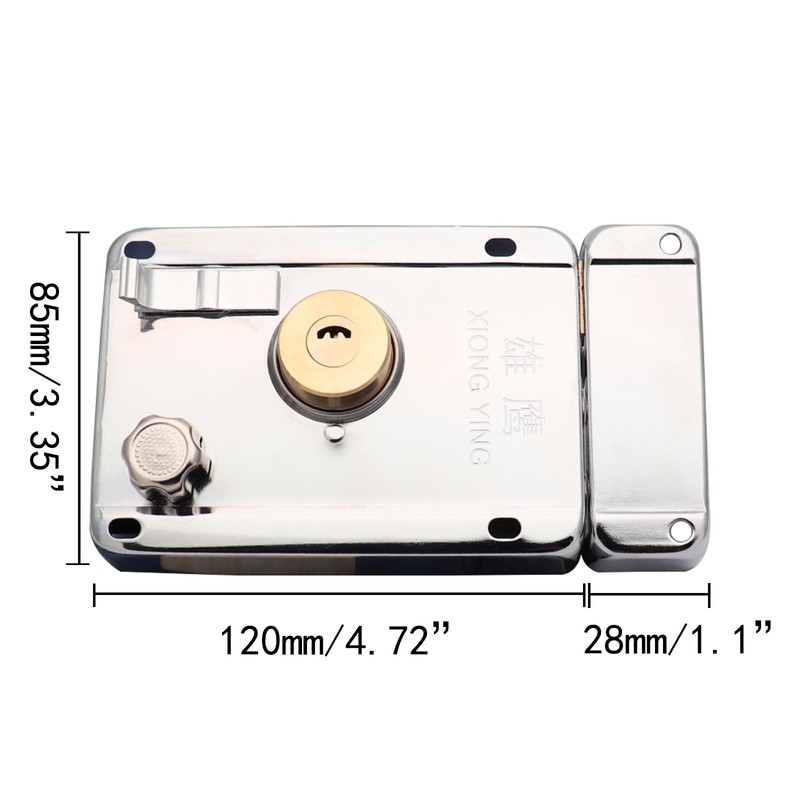 Sipery Door Lock Sets Stainless Steel Cylinder Door Rim Lock