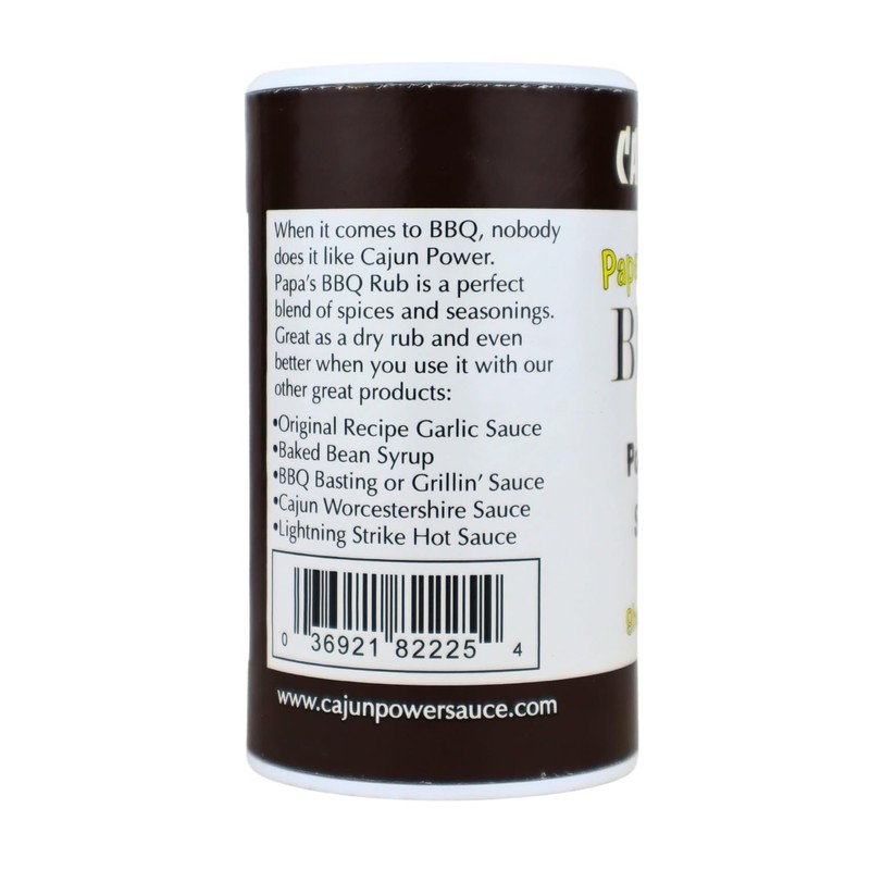 Cajun Power Papa's BBQ Rub 8oz