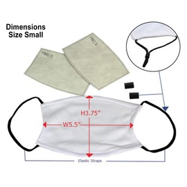 Black Lives Matter Non-Medical Protective Face Masks with Insert Filters for Personal Protection (Steel-Chrome, Small)