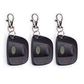 3 Pack Garage Keychain Door Remote Control Replacement for Linear Muti Code 3089/3060/ 3070/4120/ MCS308911 with 10 DIP Switches, 300MHz