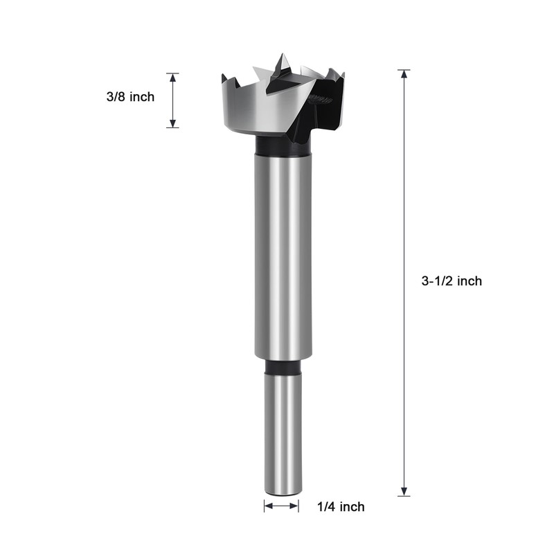 NIBBLAX 1-3/16" Forstner Bit for Wood, 1-3/16 Inch (Dia.) Wood