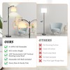 ROTTOGOON Dimmable Floor Lamp, Arc Floor Lamps for Living Room,
