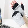 USB Heated Gloves Adult Winter Soft Fashionable Fingerless Heating Gloves