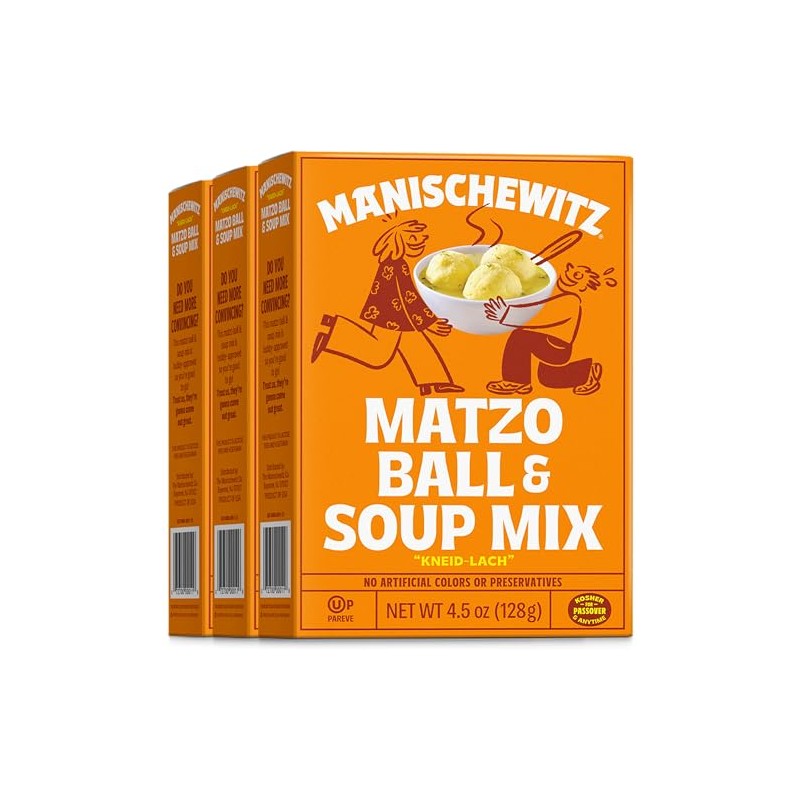 Manischewitz Matzo Ball and Soup Mix, 4.5oz (3 Pack) |