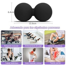 Bola de Masaje de Cacahuete, Terapia de masaje Pelota, Peanut Masaje para Liberacin Miofascial, Relajante Muscular, Masaje de Puntos de Acupuntura,...