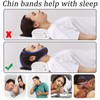 Chin Strap for Sleeping, Anti Snoring Chin Strap with Adjustable