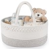 Maliton Changing Table Organiser, Baby Organiser Basket, Storage Basket for