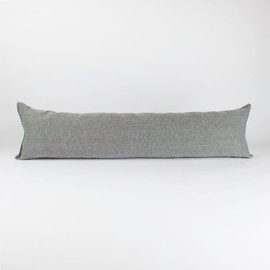 Plain Dyed Fabric Draught Excluder Stopper Cushion Heavy Door Draught Stopper Polycotton 92 x 20cm - Grey