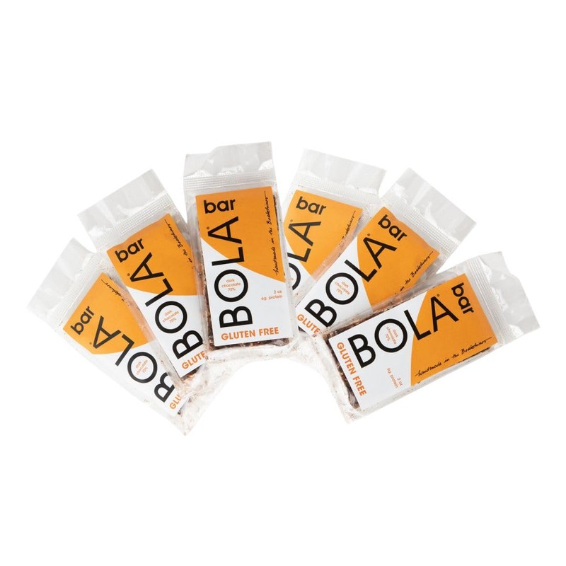 BOLA granola Bars, Gluten-Free, Original, 70% Organic Bittersweet Chocolate, Almond
