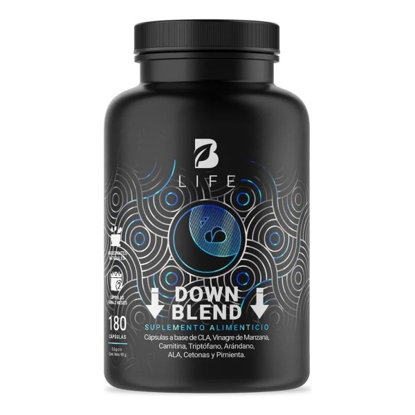 Quemador Nocturno Sin Estimulante De 180 Cápsulas. Down Blend B