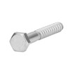 304 Stainless Steel Half Thread Bolt Wood Hex Lag Screws