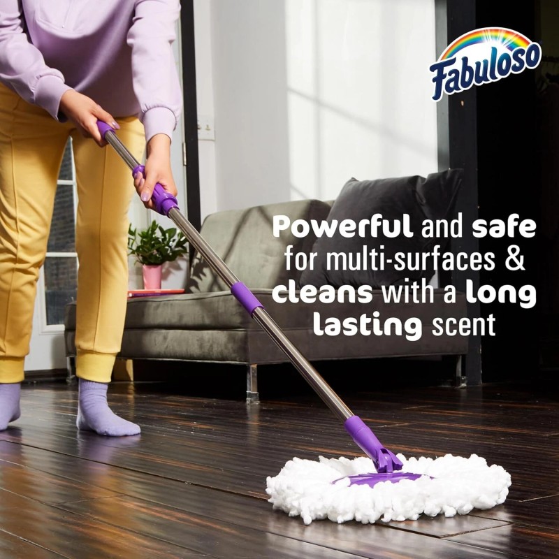 Fabuloso Multi-Purpose Cleaner, Floor Cleaner, Light Lavender Scent, 56 fl