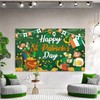Comelodiant Happy St.Patrick's Day Decorations Backdrop Saint Patricks Day Banner