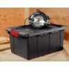 Sterilite® 60 Qt./15 Gal. Industrial Utility Storage Bin - Black