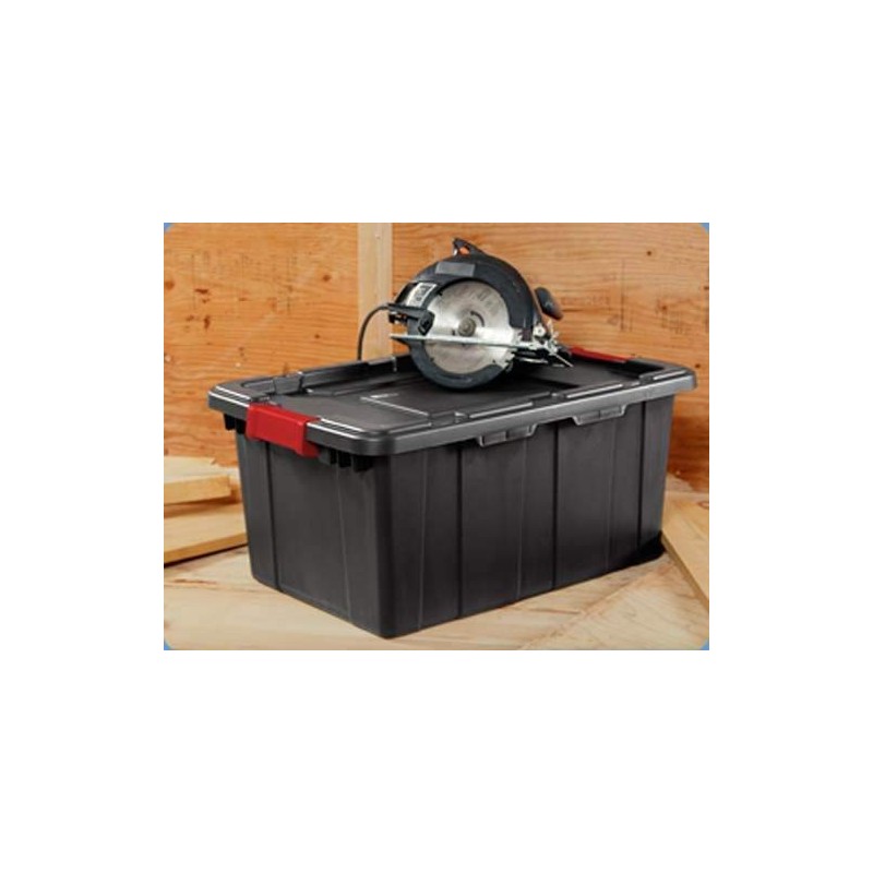 Sterilite® 60 Qt./15 Gal. Industrial Utility Storage Bin - Black