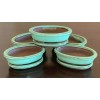Lucky Bonsai 4" Glazed Ceramic Bonsai Pot with Matching Tray