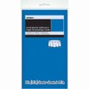 Round Royal Blue Plastic Tablecloth, 84"