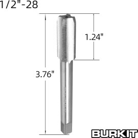 Burkit 1 2 28 Unef Tap Die Set For Metal Threading Home Improvement Tools