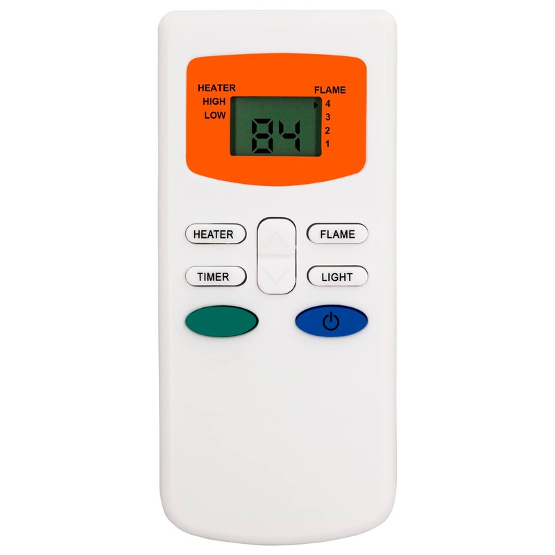 Replacement Remote Control for HHT Simplifire Electric Fireplace SF-ALL40-BK SF-ALL48-BK