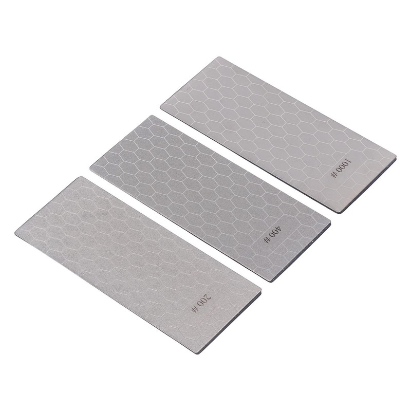 3PCS Sharpening Stone with Non Slip Base 200 400 1000
