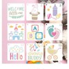 64-Piece Baby Stencil Set, Cute Reusable Stencils for Baby Shower