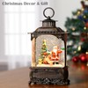 Blansong Santa Snow Globe Christmas Snow Globe Lantern Christmas Decorations