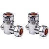 hep® 15mm Angle Isolating Valve for Tap Connector Flexi Pipes