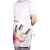 Lurrose Nail Tech Apron Adjustable Neck Long Ties Cosmetic Manicurist