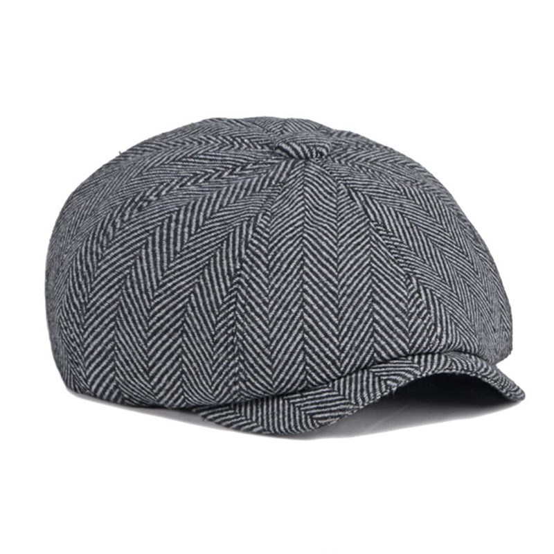 FREEBIRD99 Newsboy Herringbone Ivy Irish Flat Cap Paperboy Cabbie Gatsby