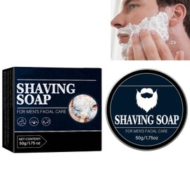 Shaving Soap for Men,Men's Shaving Cream Soap,Shaving Soap Cream,Shave Soap for Shaving,Men's Shaving Cream Soap,Shave Cream Beard Soap Cream,Mens Shave Butter Creme Moisturizing,50g