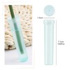 WANDIC Flower Water Pipe, 100 Pcs Clear Floral Tube Plastic