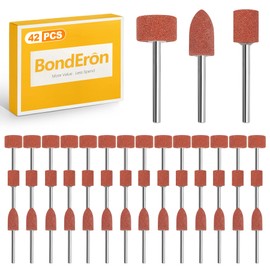 BondEron 42-Piece Corundum Grinding Pen Attachment Set for Drill, Cordless Screwdriver, Rotary Tool, for Grinding, Polishing, Deburring, Wood, Stone, Metal, Accessories DIY