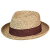 Bailey Flower Trilby Hat - Brown-Multi, Brown/Multi